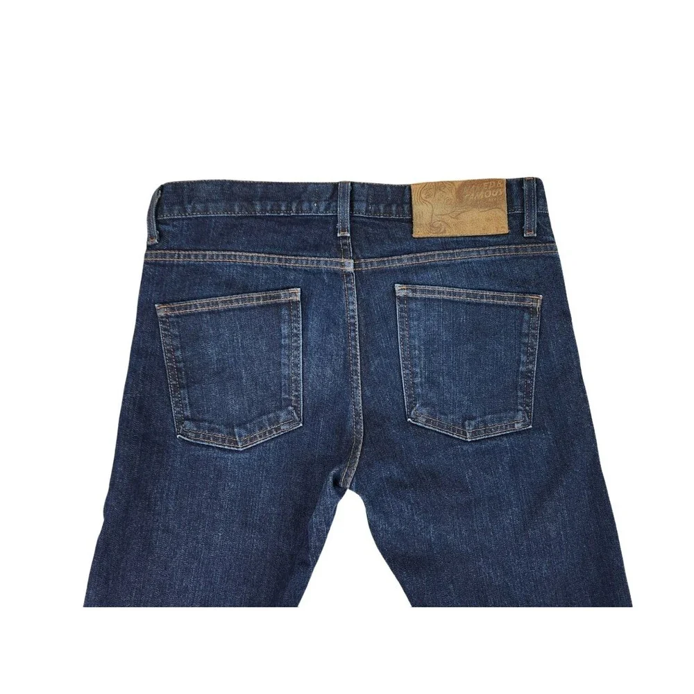 Naked & Famous Super Skinny Guy Indigo Stretch Selvedge Jeans Men 32x34 Slim Fit